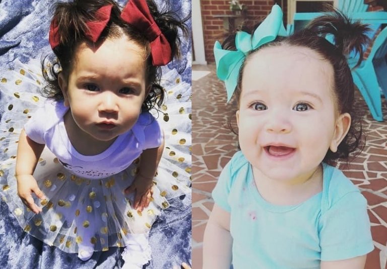 Korta frisyrer tjejer barn hästsvansar 3 år stil 2019 hårtrender småbarn