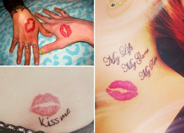 kyss mun tatuering hand-hals-damer-kyss-mig-partner
