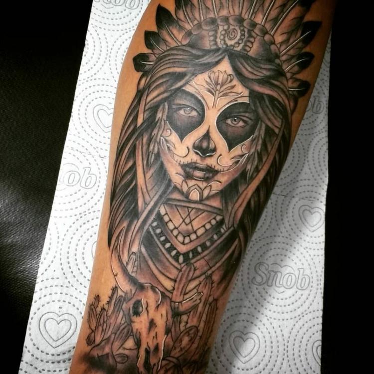 La Catrina Tattoos Betydande mexikansk tatuering Motive Tattoo Trender