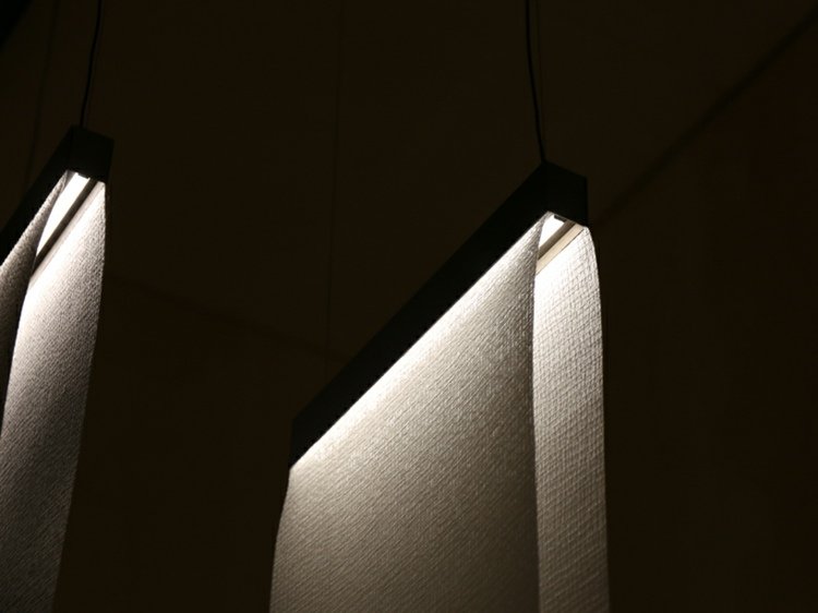 lampa rumsdelare vibia design uttag svart led