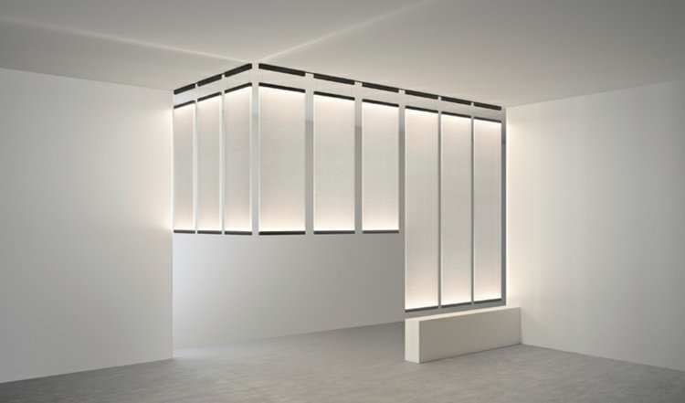 lampa som rumsdelare arik levy gardin lång kort design