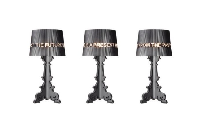 Kreativ ombyggnad av klassisk bordslampa Bourgie Patrick Jouin svart