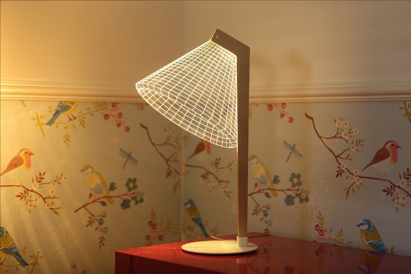 lampor plexiglas skänk belysning samling bulbing byrå