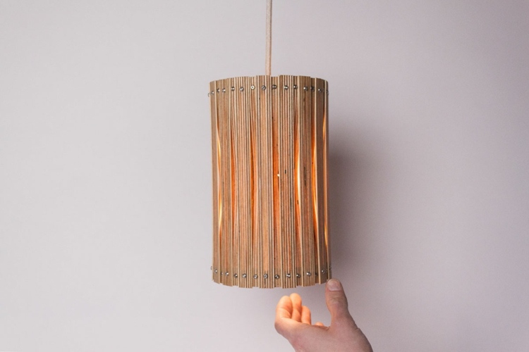 björk plywood design lampor trä modern