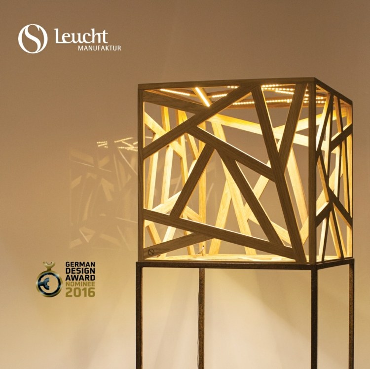 kub lampor design skugga effekt abstrakt mönster inredning
