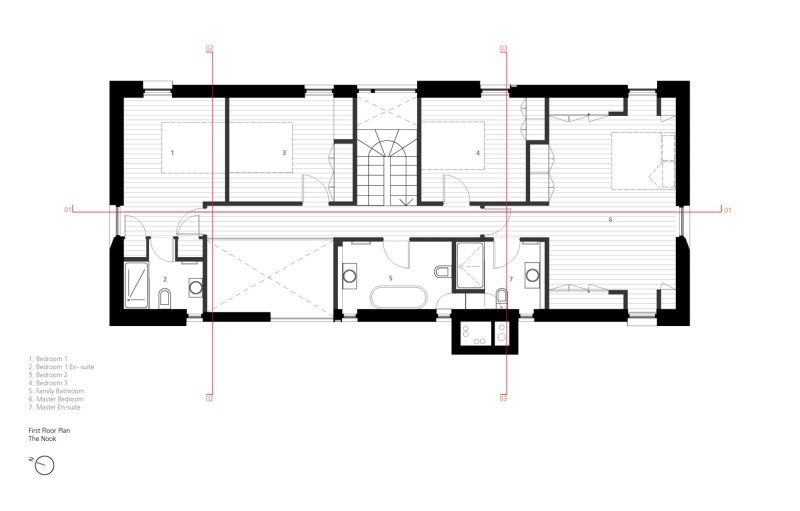 lanthus-stil-modern-arkitektur-bondgård-plan-rum-division-första våningen