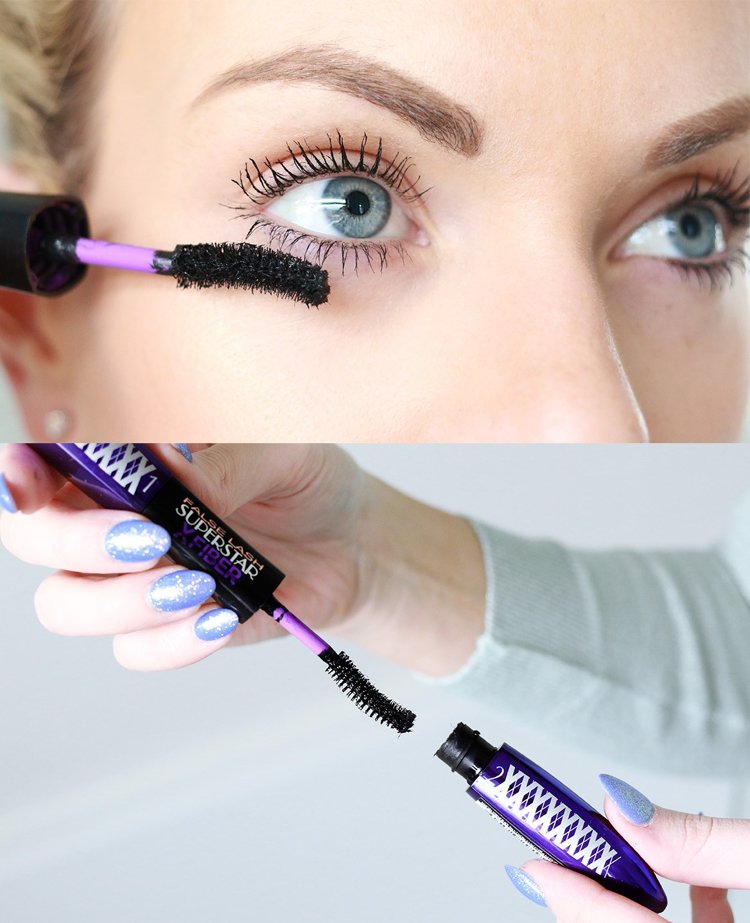 långa ögonfransar trend skönhet applicera mscara mascara korrekt