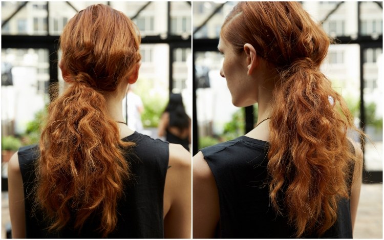 långt hår-frisyrer-2015-vågor-buskig-hästsvans-hals-rödhårig-naturligtvis