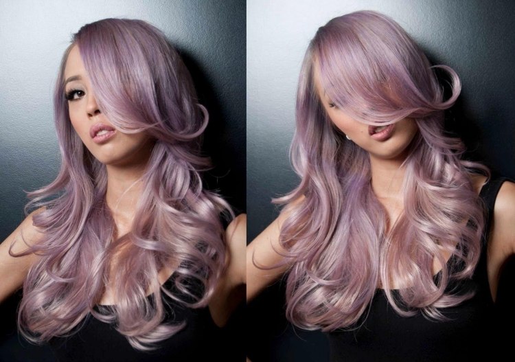 långa frisyrer-2015-färg-blont-violett-lila-modetrender