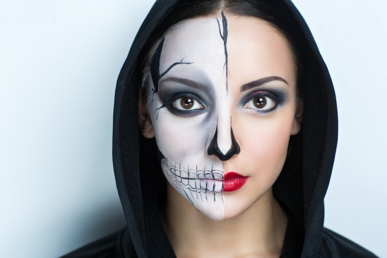 Halloween-kostymskalle i sista minuten för kvinnor