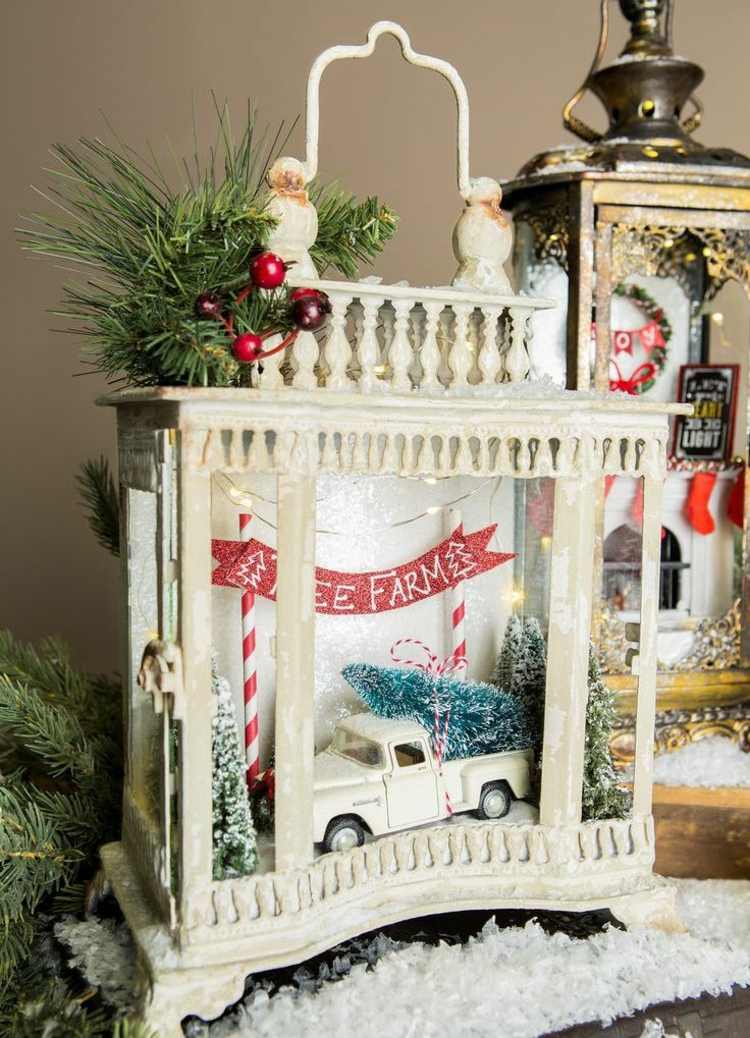jullykta dekorera figurer leksaker bil julgran