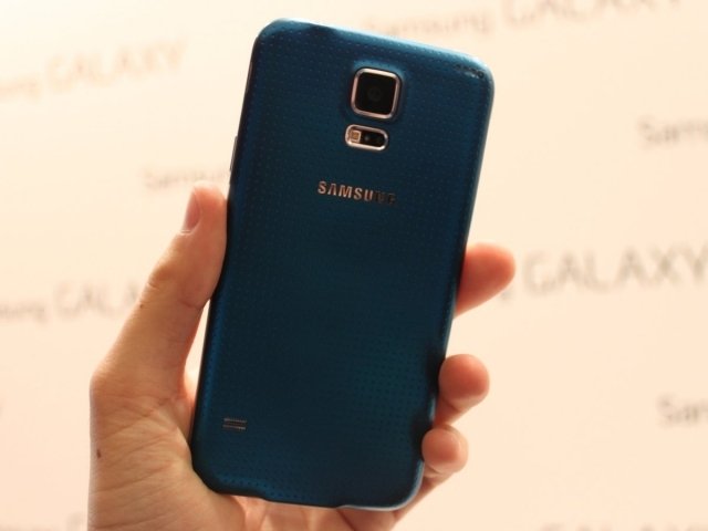 Samsung blå modell färger urval modern teknik