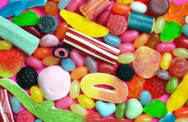 dålig mat för friska tänder som godis och socker