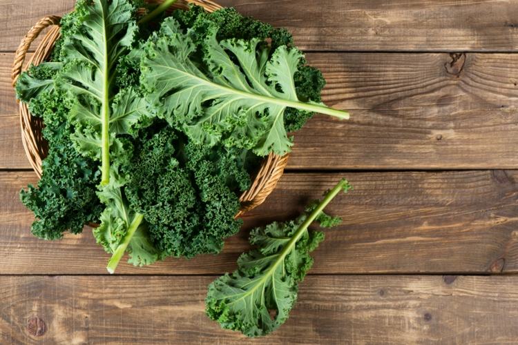 grönkål, bladgrönsaker, rika på vitaminer, folsyra