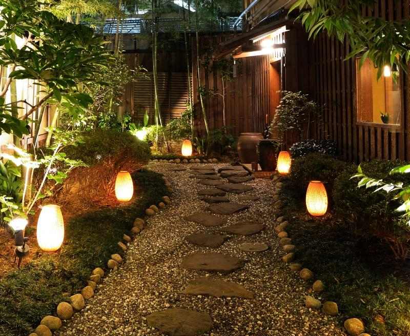 LED-trädgårdsbelysning-trädgårdslampor-utomhusområde-trädgårdsstig