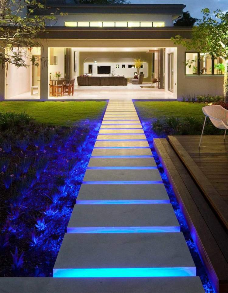 vacker-syn-trädgård-belysning-LED-lampor