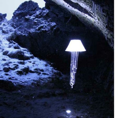kreativ modern belysning flytande futuristisk design