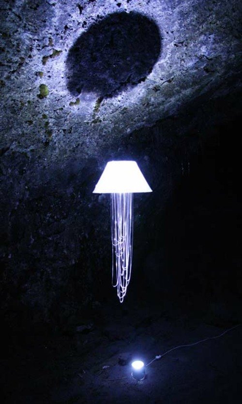 futuristisk lampa LED -form ljuseffekter