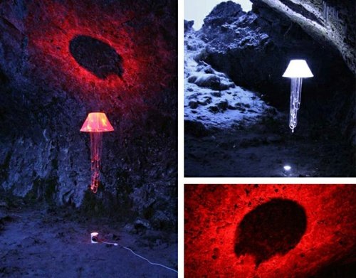 Maneter lampa design idé belysning hem