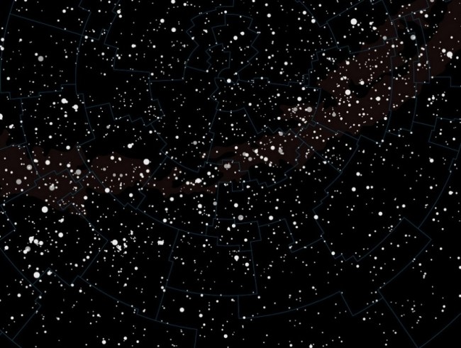 Starry Light Light Design-Black Constellation Sky