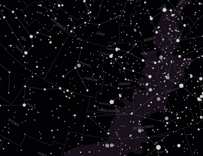 Night Sky Observe-Starry Light Constellation