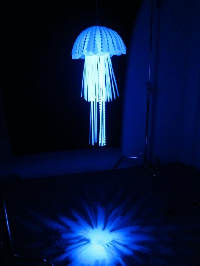 Hänglampor medusae Led-moderna effekter-neonljusdesign
