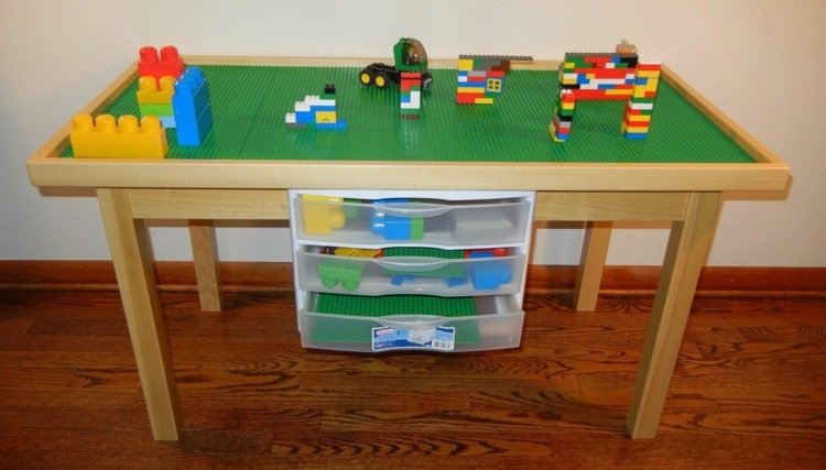lego bord förvaringsfack barnrum