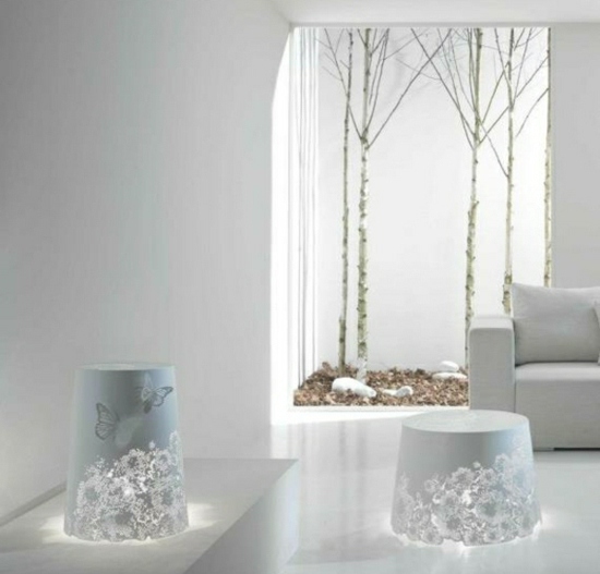Chic vita ljus-italienska möbler