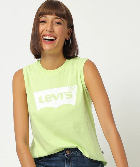 Τυπωμένο αμάνικο μπλουζάκι Levi's
