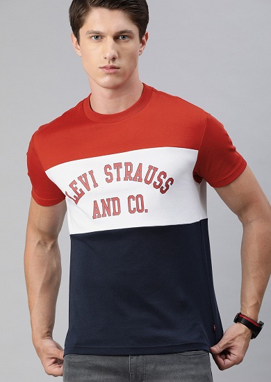Μπλουζάκι με στρογγυλή λαιμόκοψη με λογότυπο Levis
