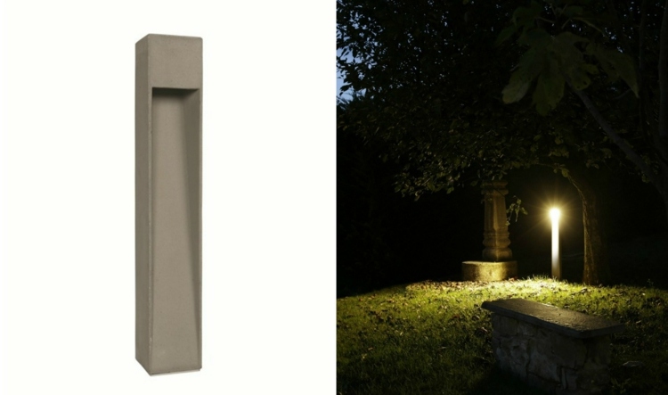 ljus-trädgård-stick-platek-cement-byggnad-deco-lampa