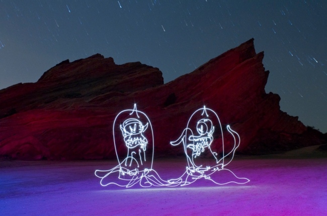 extraterrestrial art installation light av darren pearson
