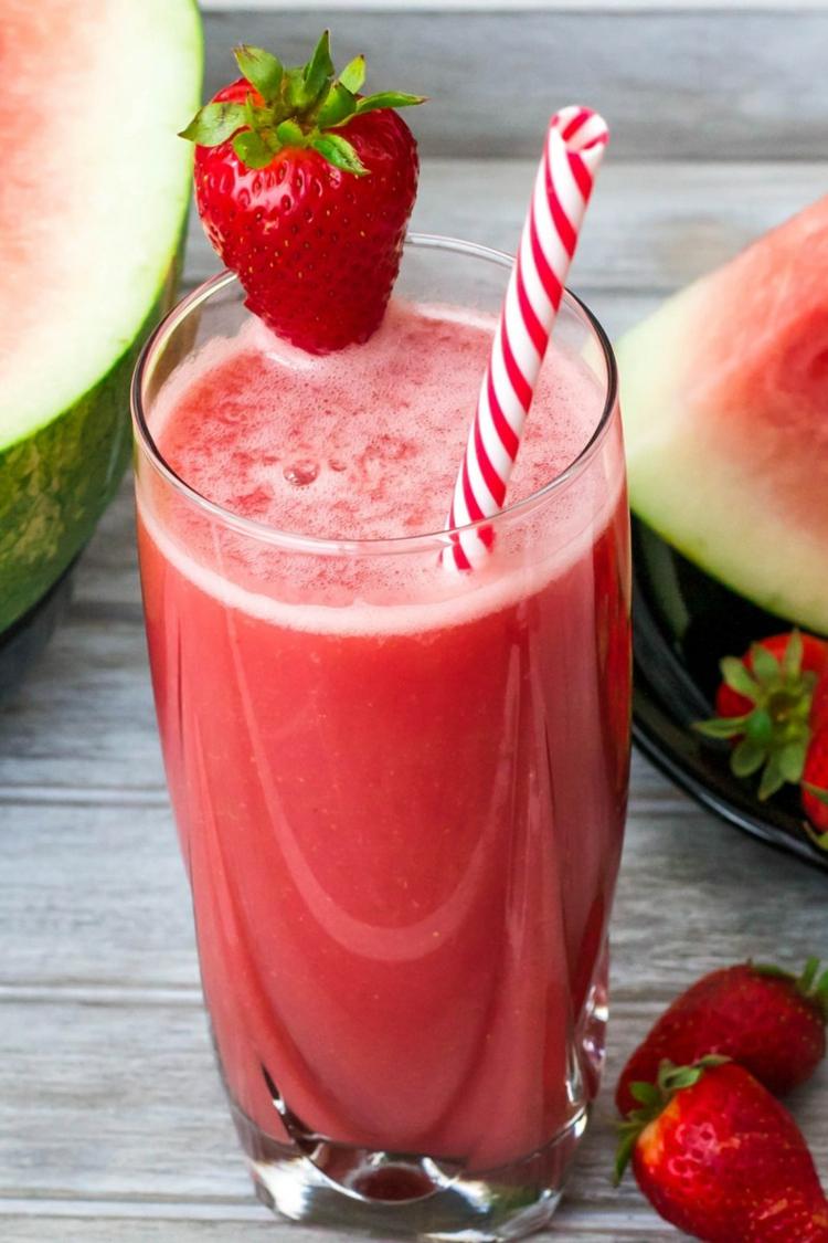 vattenmelon-jordgubbe-kall dryck-limonad