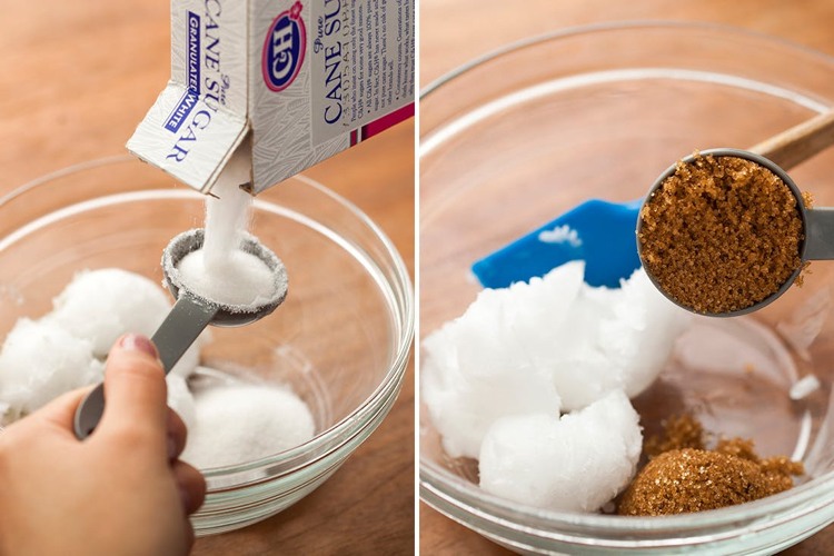 Lip scrub diy socker kokosnötolja instruktioner