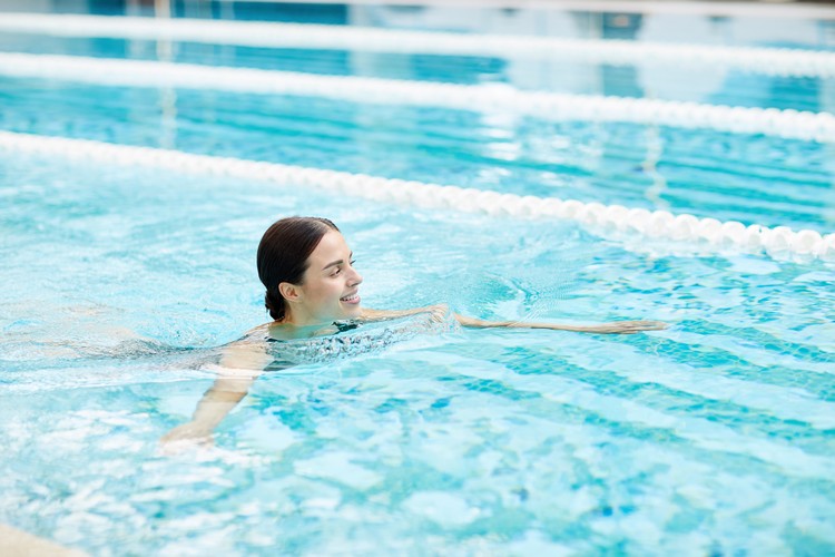Simning för viktminskning LISS träningsexempel