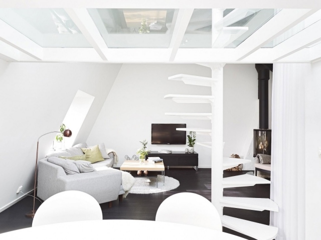 modern design svartvitt kontrasterar imponerande mattor