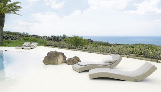 lounge trädgårdsmöbler av paola lenti fåtöljer våg design