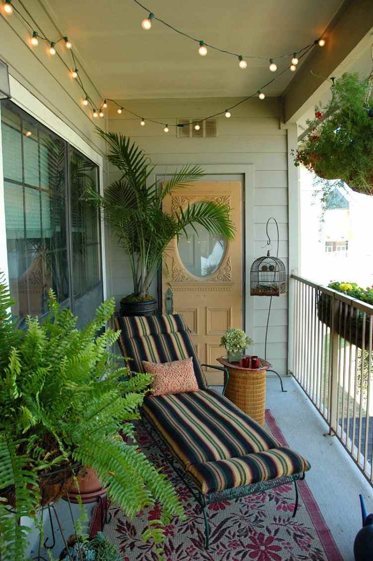 Liggområde för att bygga en balkong DIY -solstol instruktioner