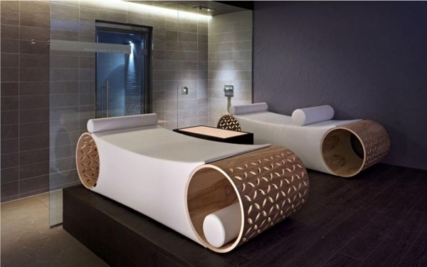Modern schäslong spa -hälsofaciliteter möbeldesign