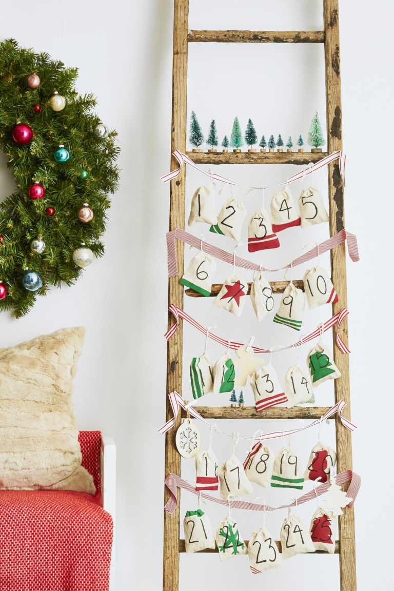 Upcycling idéer med gamla möbler Julpynt Adventskrans