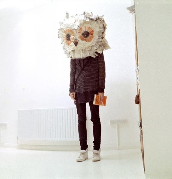 Eagle owl mask tinker idéer-party förklädnad-karneval fest