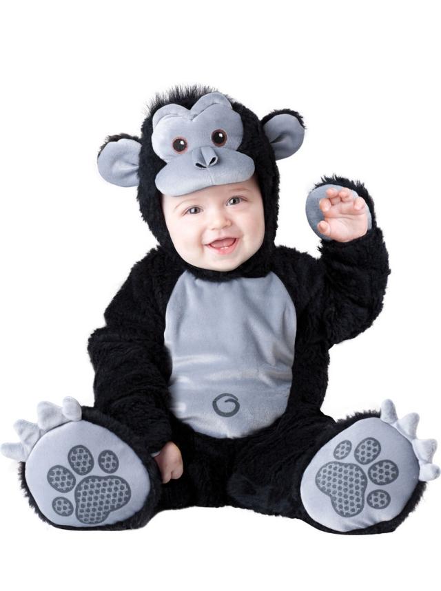 Djur kostymer baby gorilla karneval party idéer dölja karneval