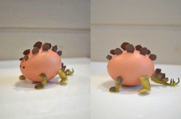 roliga påskägg-design-dinosaur-plast-figurer-roliga-kreativa