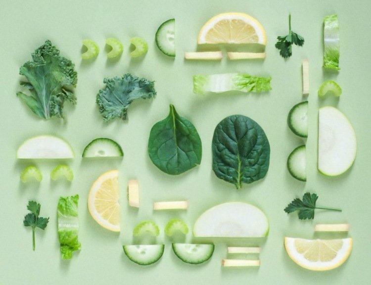 Gröna grönsaker innehåller mycket lutein