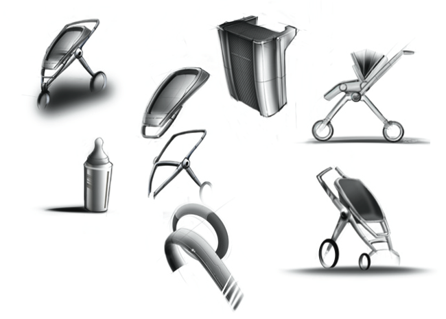 Barnvagn-design-minimalistisk-modern-ritningar-projekt