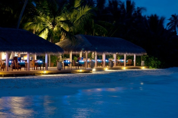 Maldiverna paradis romantisk atmosfär