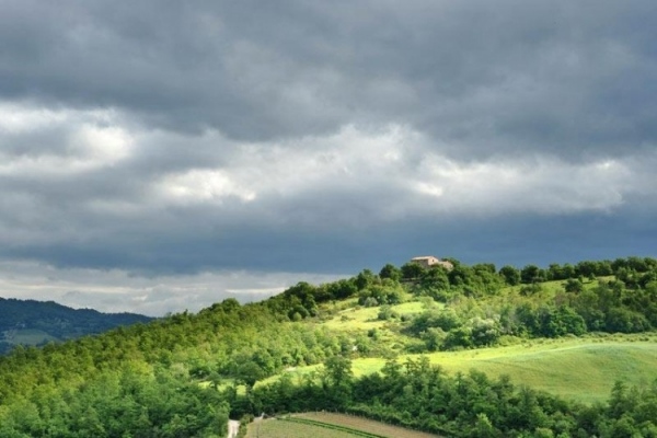 lyxvilla i Italien arrighi naturlandskap