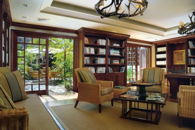 Möbler för bibliotek designar traditionellt Hotel Constance Le Prince-Maurice