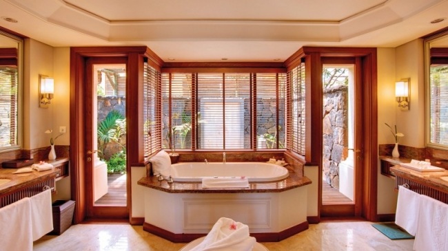 5-stjärnigt lyxhotell må bra badrumsmöbler-badkarglas