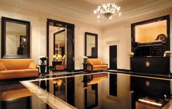 Chic lyxigt foajé boutiquehotell USA
